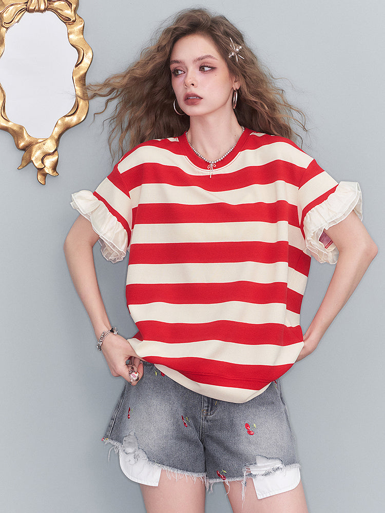Sweet Deer Shoulder Top