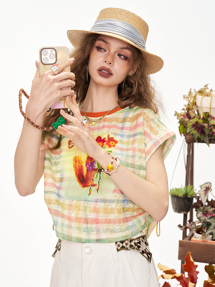 Sweet Deer Shoulder Top