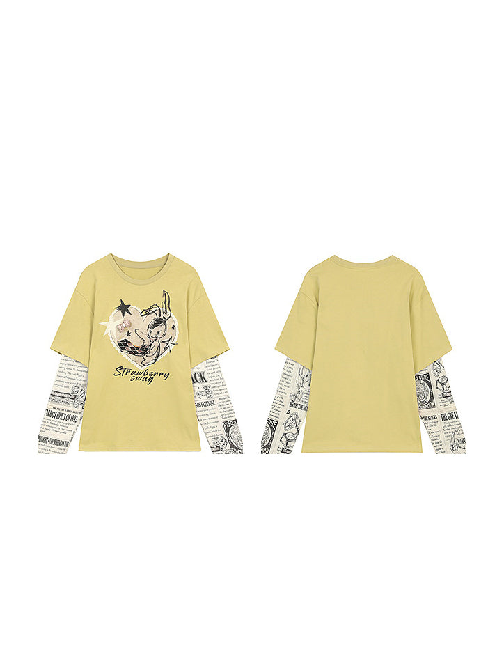 ラビットレイヤードカットソー