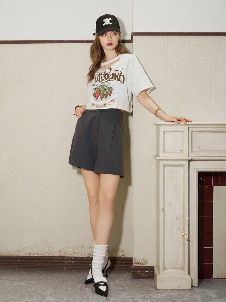Sweet Deer Shoulder Top
