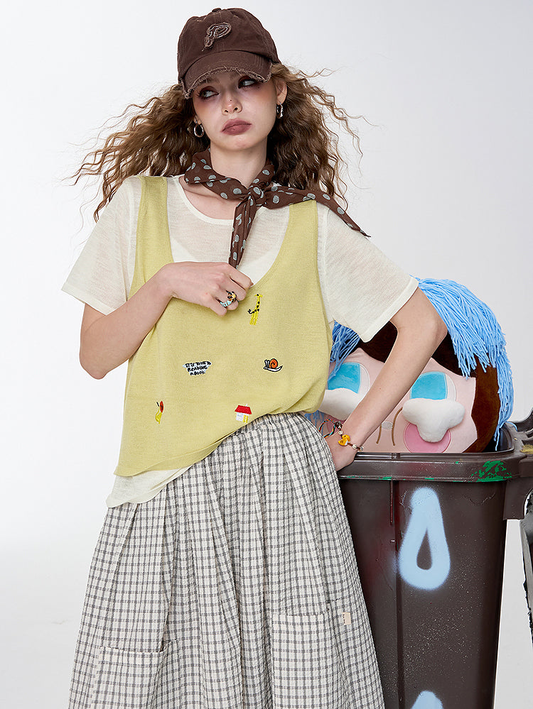 Sweet Deer Shoulder Top