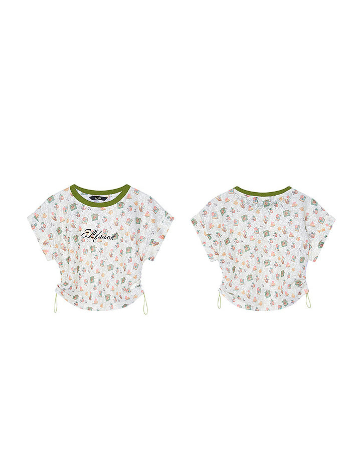 Sweet Deer Shoulder Top