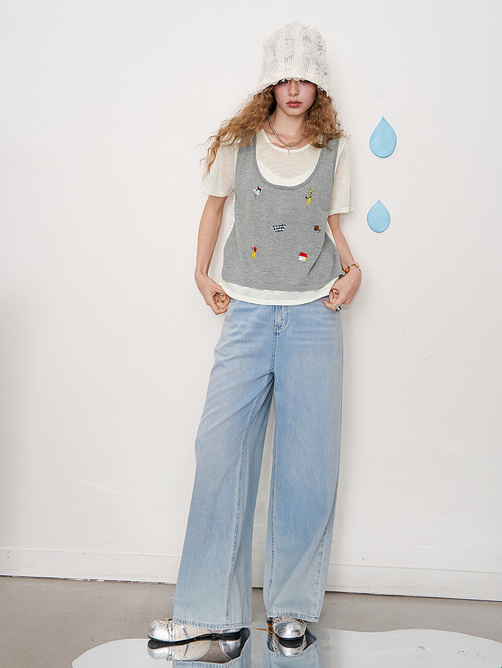 Sweet Deer Shoulder Top