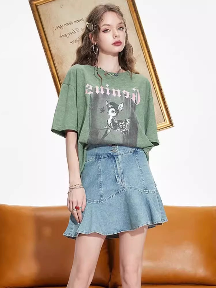 ベアプリントTシャツ
