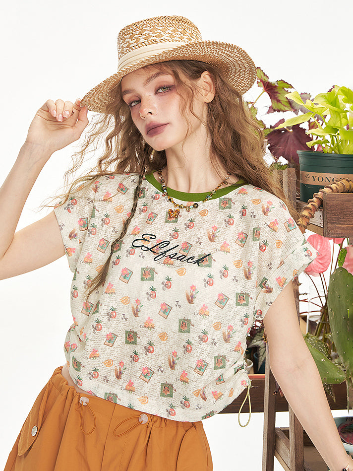 Sweet Deer Shoulder Top