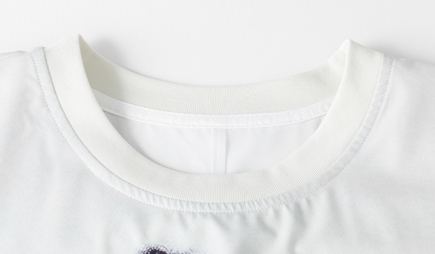 バブルヘムグラフィックTシャツ