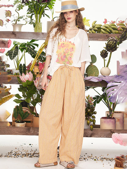Elf flower print T-shirt 