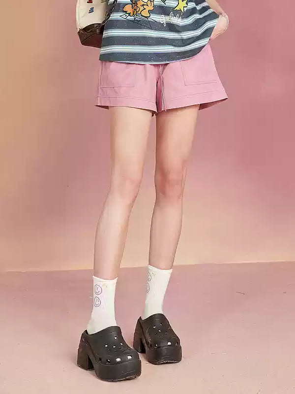 ポケットドローストリングショーツ