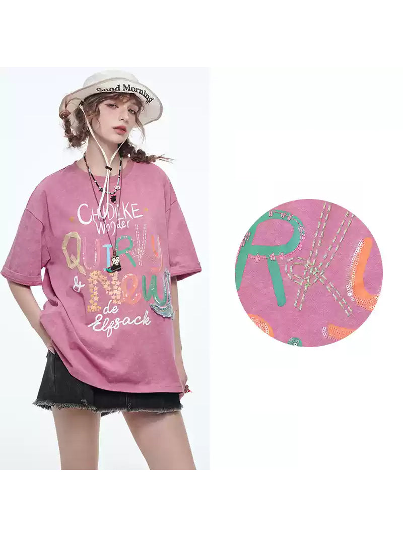 チャイルドライクワンダーロゴTシャツ
