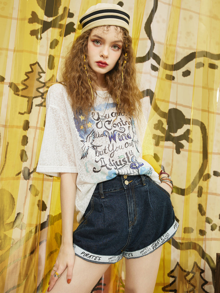 セイルプリントTシャツ
