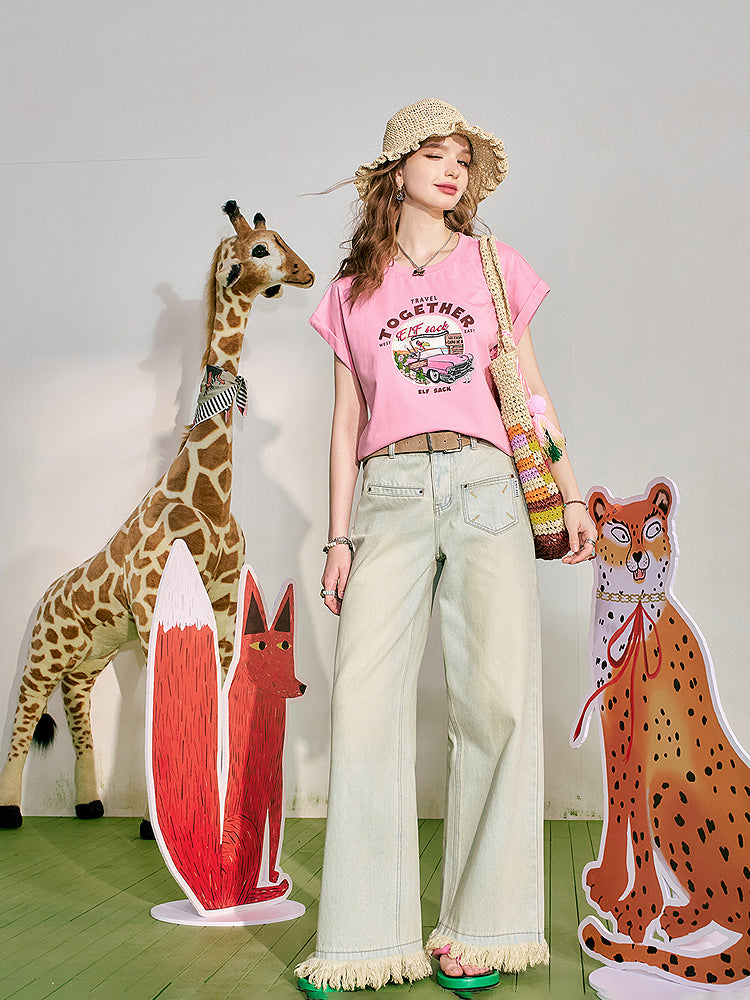トゥギャザープリントTシャツ