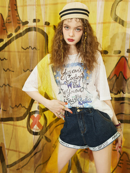 セイルプリントTシャツ