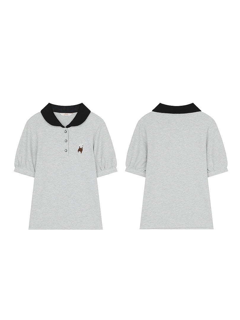 ドッグカラーポロTシャツ