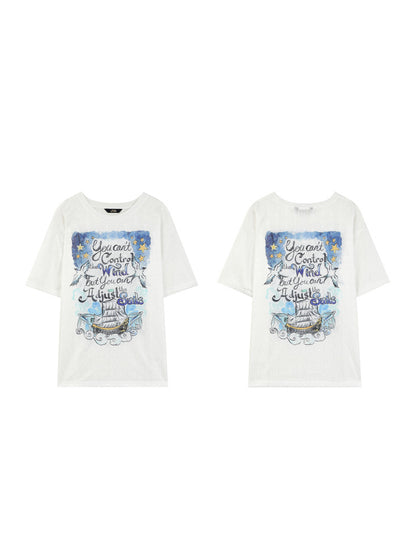 セイルプリントTシャツ