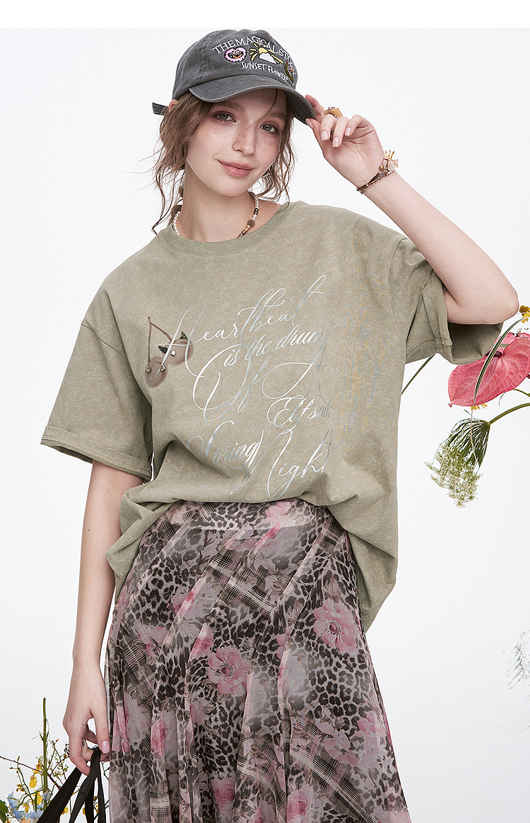 ハートビートロゴTシャツ