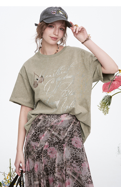 ハートビートロゴTシャツ