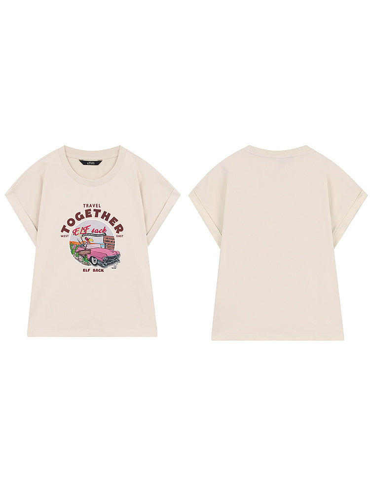 トゥギャザープリントTシャツ