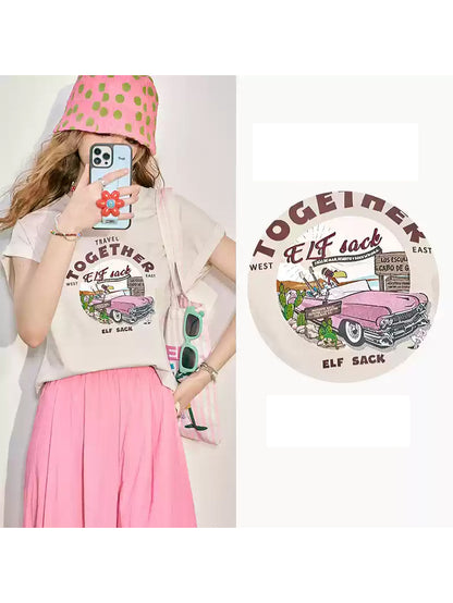 トゥギャザープリントTシャツ