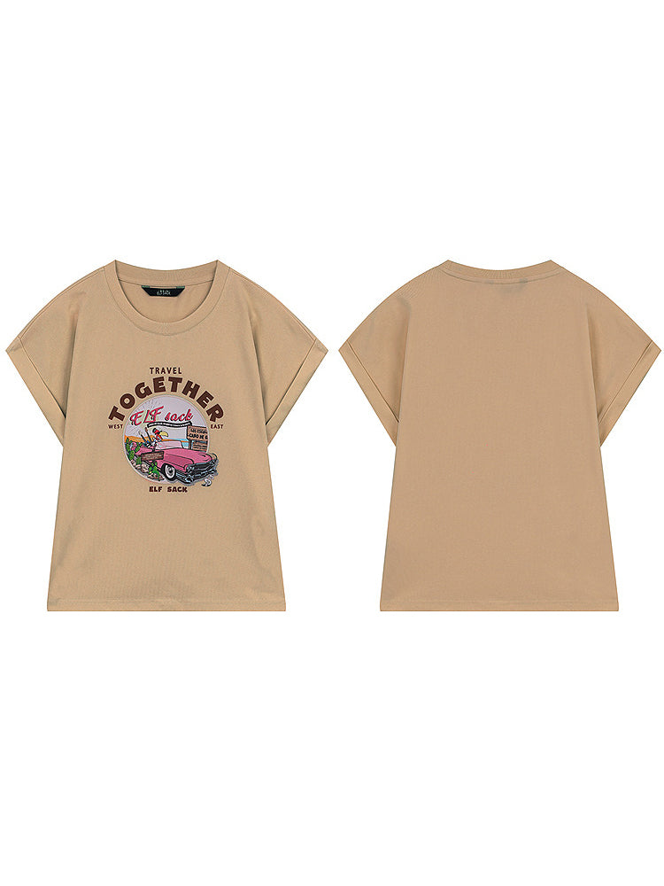 トゥギャザープリントTシャツ