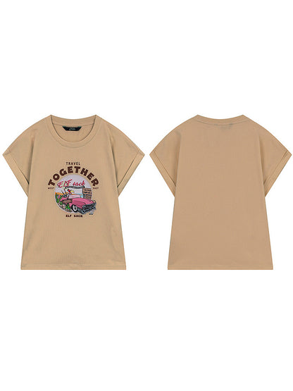 トゥギャザープリントTシャツ