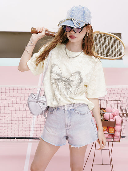 グリッターボウレースTシャツ