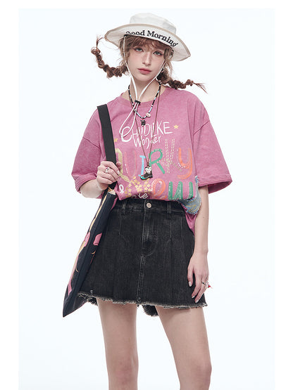 チャイルドライクワンダーロゴTシャツ