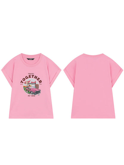 トゥギャザープリントTシャツ