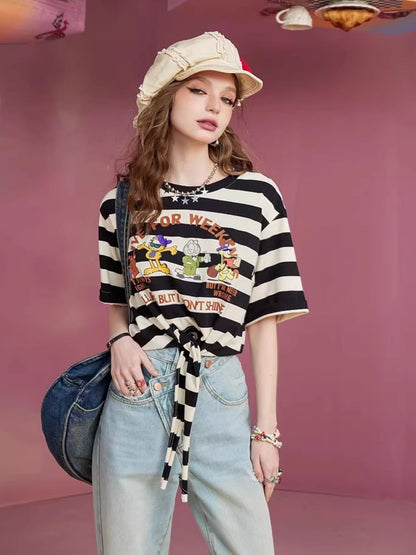 ウィークエンドボーダーTシャツ