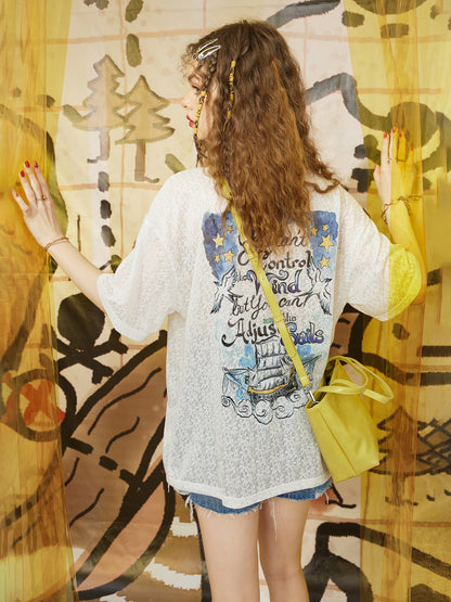 セイルプリントTシャツ